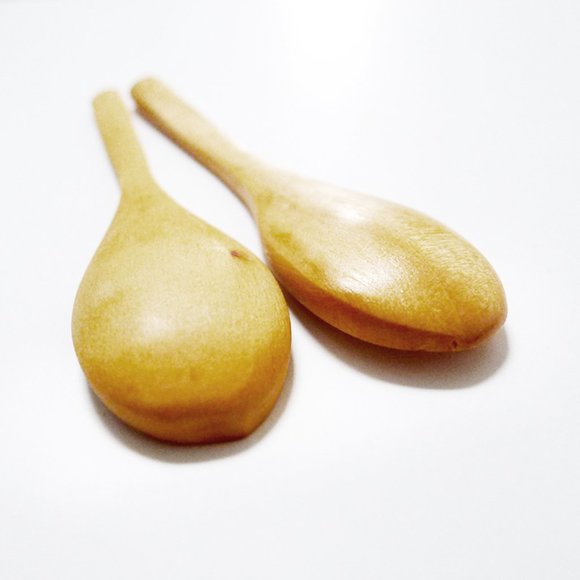 NEW LOT 5 Piece Set HAND CARVED Eco Friendly Bamboo SPOONS Utensils - Picture 5 of 5